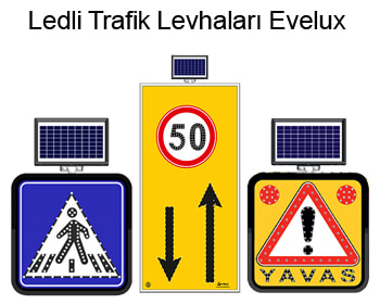 Solar-powered traffic signs, solar-powered traffic signals, solar energy traffic sign prices, Evelux LED traffic sign production and manufacturing, ilgi traffic systems.