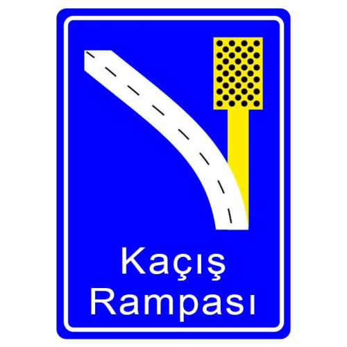 Escape Ramp Sign Traffic Information Sign B-55a