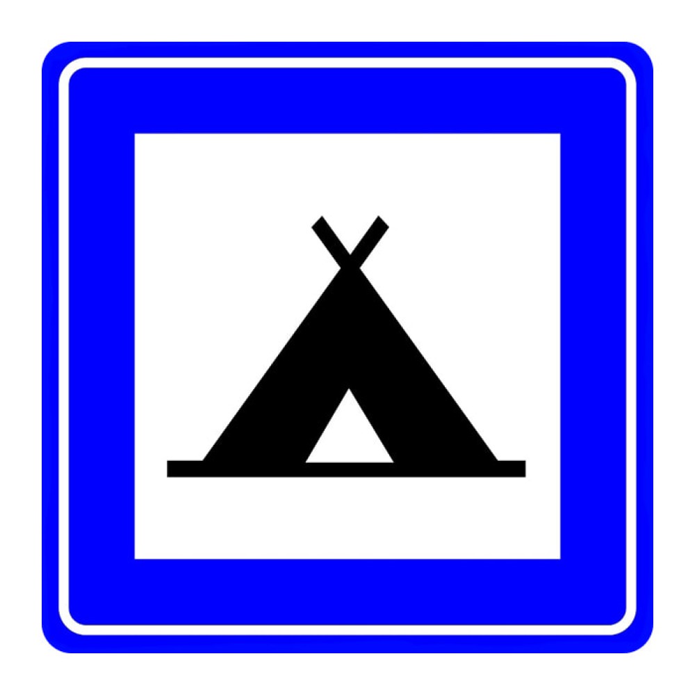 Camp Site Sign Traffic Information Sign B-33