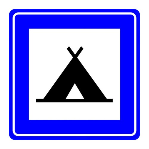 Camp Site Sign Traffic Information Sign B-33