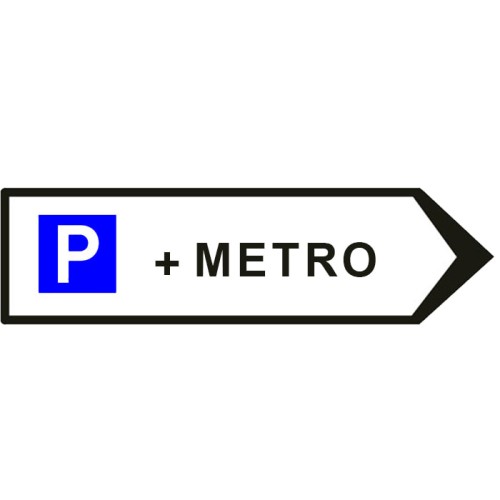 Intersection Direction Sign (Metro) Traffic Information Sign B-5c