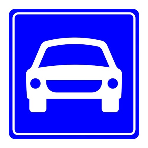 Motor Vehicle Road Start Sign Traffic Information Sign B-20