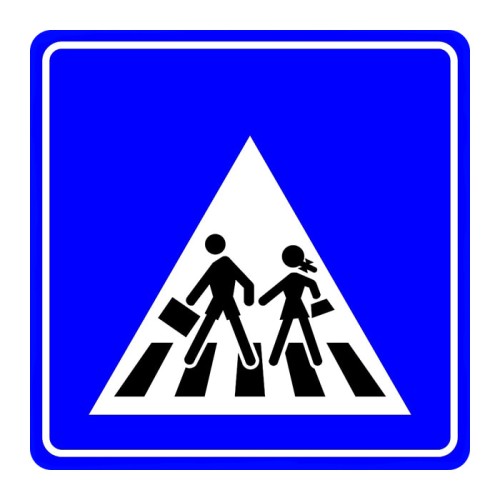 School Crossing Sign Traffic Information Sign B-14b