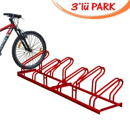 Bicycle Parking Lot Bicycle Parking Bar 3 pcs 40x100 cm