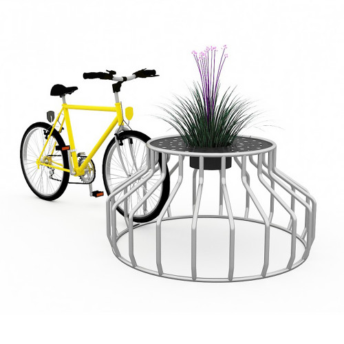 Floral Bicycle Parking Lot Bicycle Parking Area Bicycle Parking Lot 20s