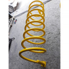 Bicycle Parking Place Yellow Bicycle Parking Bar 10 pcs 150x50x70 cm