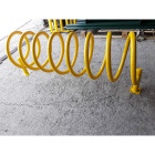 Bicycle Parking Place Yellow Bicycle Parking Bar 10 pcs 150x50x70 cm