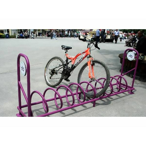 Bicycle Parking Lot Bicycle Parking Bar with 9