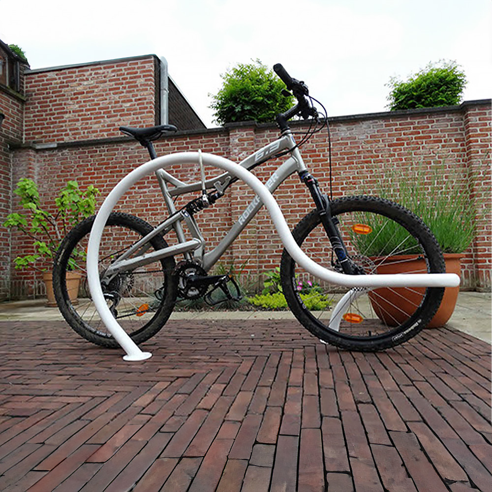 Iron Bicycle Park Bicycle Parking Space Bicycle Parking Area Single