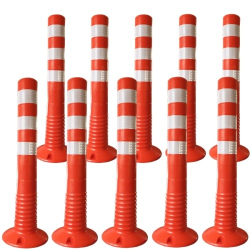 Delinator 75x8 cm Flexible Traffic Delineator 10 PCS