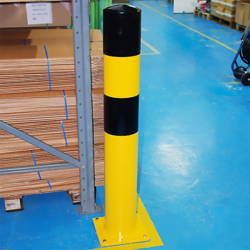 Metal Barge Delineator Fixed Iron Bollard 89mm 75 cm