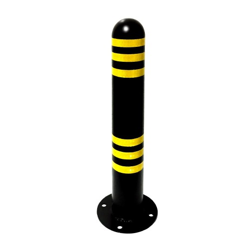 Metal Pontoon Parking Barrier Fixed Iron Bollard 89mm 50 cm