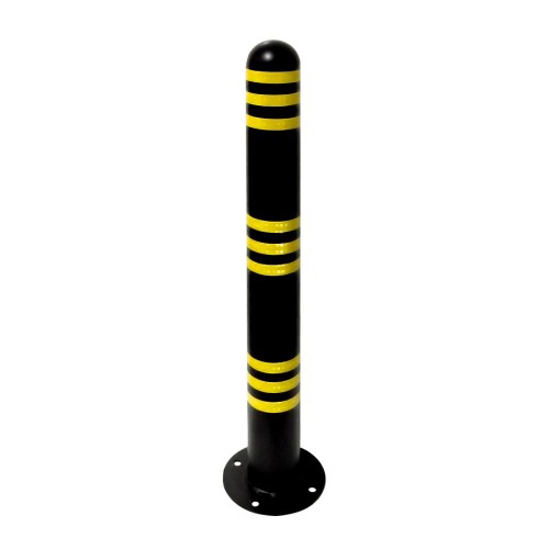 Metal Pontoon Parking Barrier Fixed Iron Bollard 89mm 75 cm