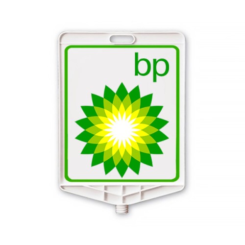 Rectangular Plastic BP Petrol Ofisi Advertising Sign