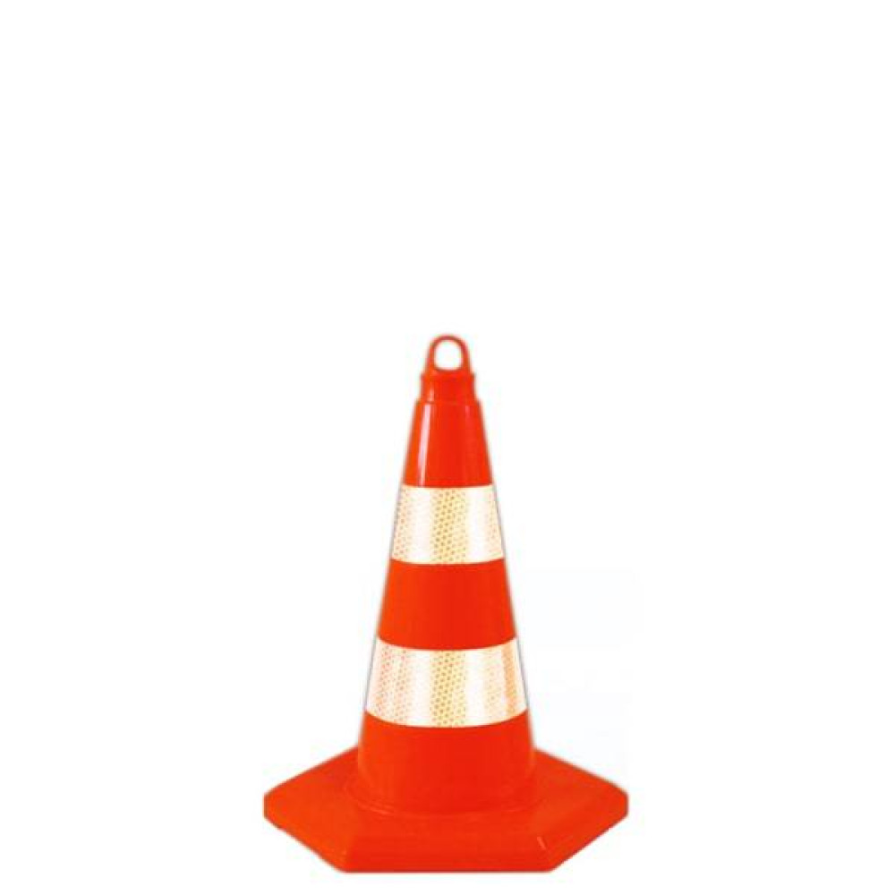 Traffic Road Barge Flexible Cone 50 cm