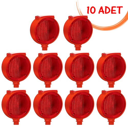 Solar Warning Flasher Lamp (Red) Evelux 11816 FL K (10 PIECE)