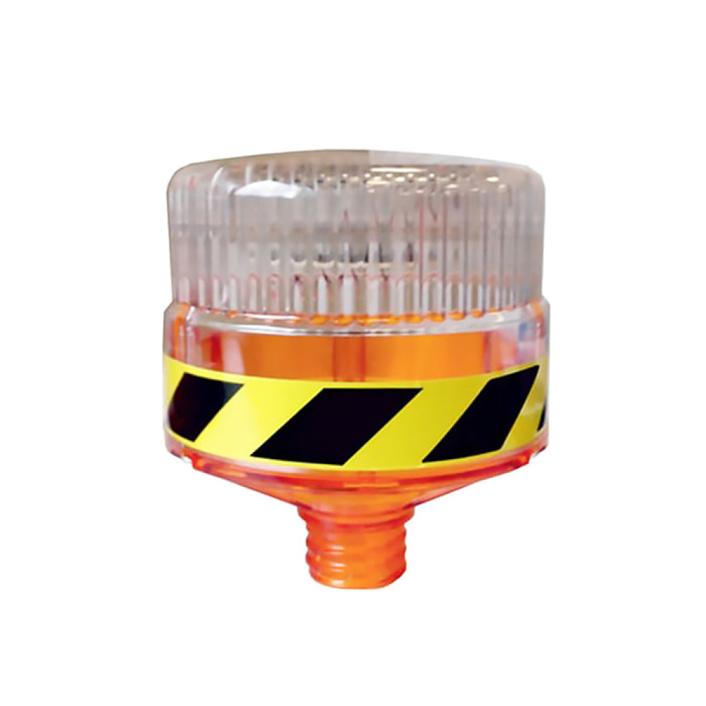 Solar Warning Flasher Lamp Yellow Evelux 11819 FL S