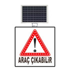 Solar Energy Led Caution Vehicle Removable Traffic Sign