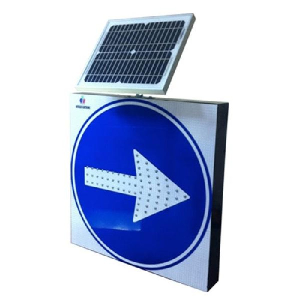 Solar Energy Led Right Mandatory Traffic Sign TT-35a