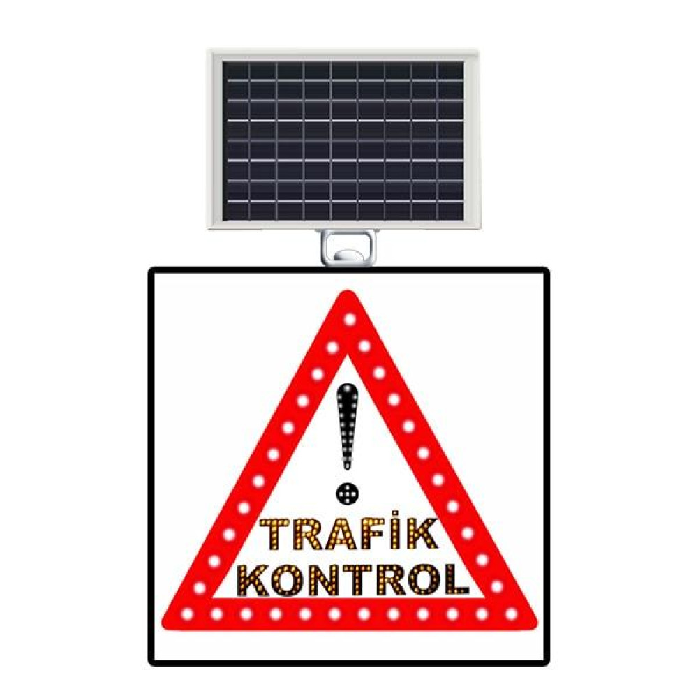 Solar Led Traffic Control Warning Traffic Sign