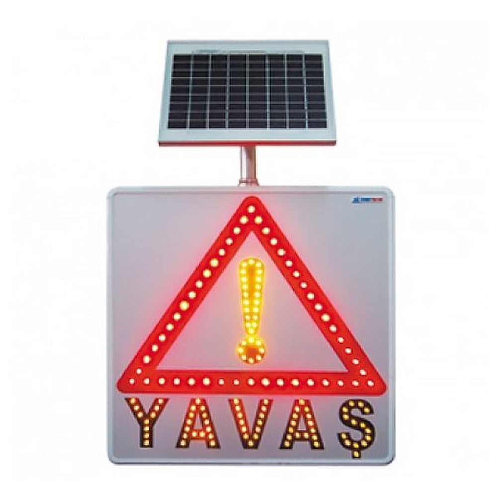 Solar Energy Led Attention Slow Traffic Sign T-20