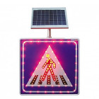 Solar Led Pedestrian Crossing Traffic Sign B-14b