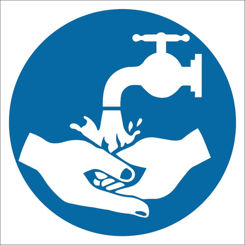 Wash Your Hands Sign Board Sign Sticker PF1144