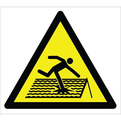 Caution Roofing Material Corrupt Collapse Hazard Sign Board Sign Label