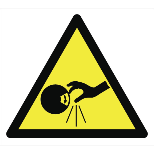 Caution Hand Cut Injury Hazard Sign Board Signage Label