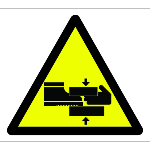 Caution Hand and Foot Jamming Crush Hazard Sign Signboard Price