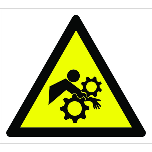 Caution Hand and Arm Trapping Hazard Sign Board Signage Label