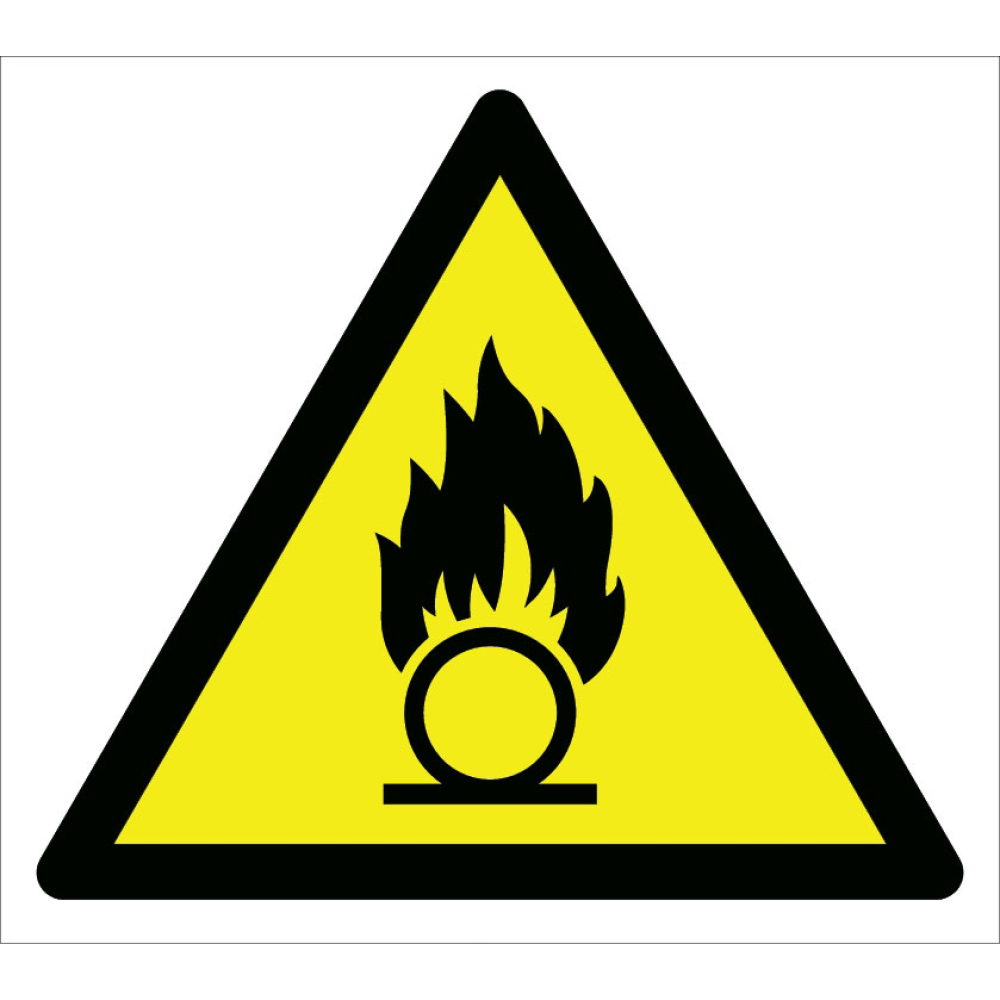 Caution Oxidizing Bullet Sign Signage Plate Label