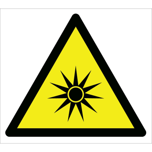 Caution Optical Radiation Hazard Sign Board Sign Label