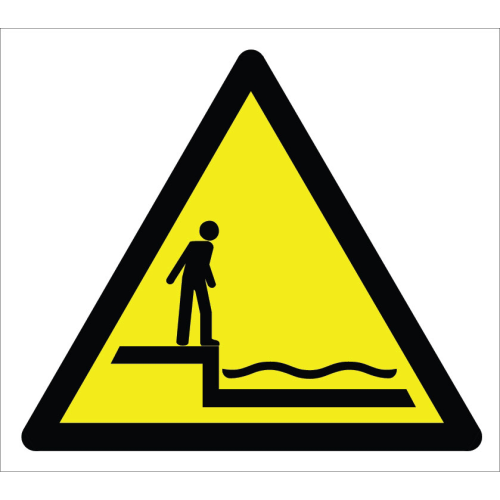 Caution Shallow Water Sign Signage Label