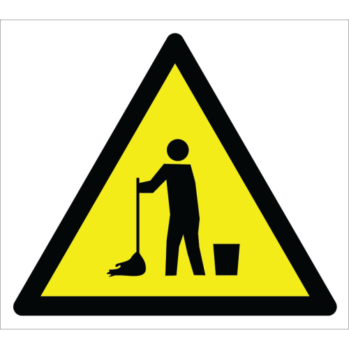 Caution Cleaning Activity Available Sign Board Sign Label