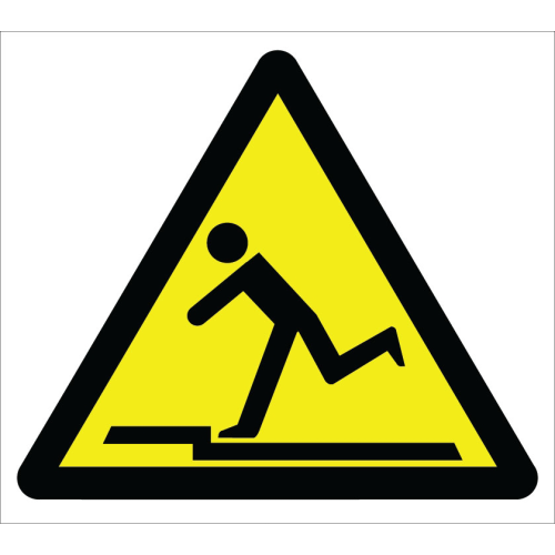 Caution Stumble and Fall Hazard Sign Signage Label