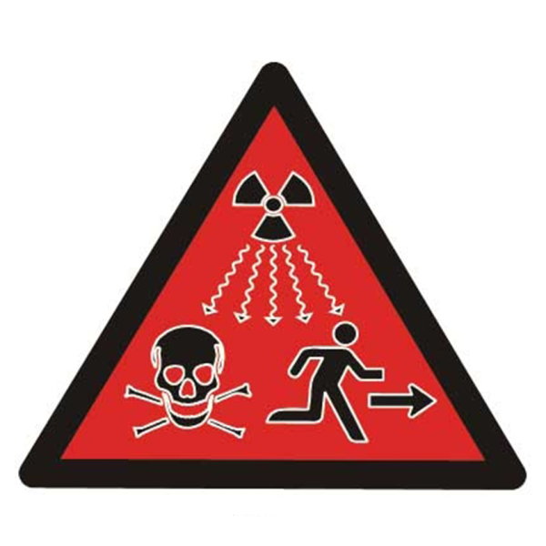 Additional Radiation Warning Sign Signage Label