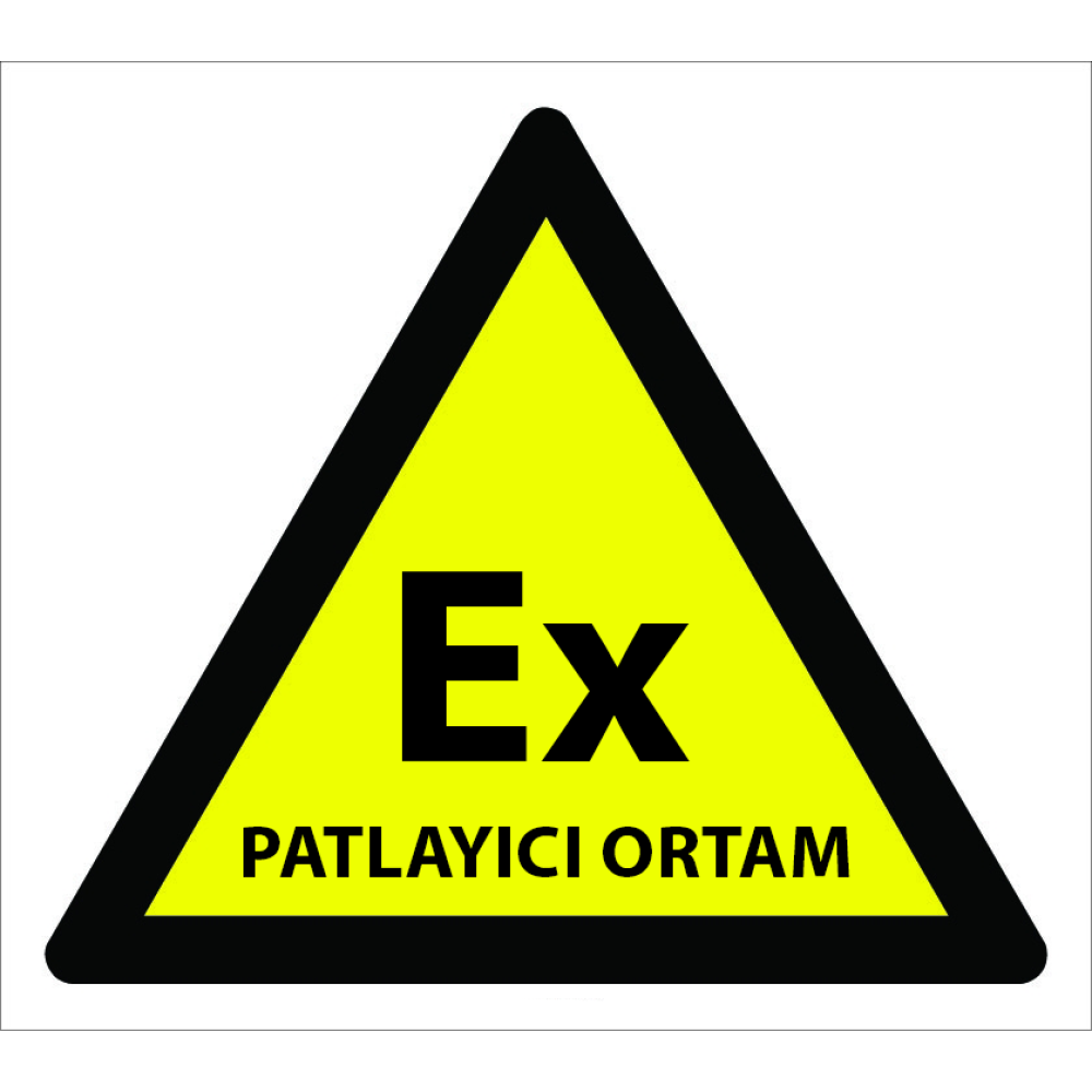 Explosive Environment Mark Sign Signboard Tag