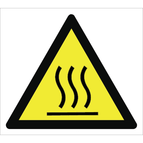 Hot Surface, Material, Product Warning Sign Signage Label