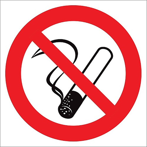 No Smoking Sign Sign Sign Sticker EF2148