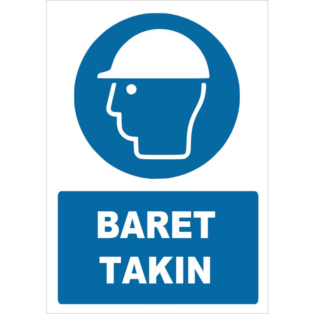 Baret Takın İşareti Levhası Tabelası Etiketi ZY1460