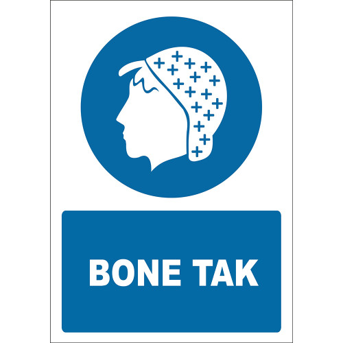 Bone Tak İşareti Levhası Tabelası Etiketi PF1071