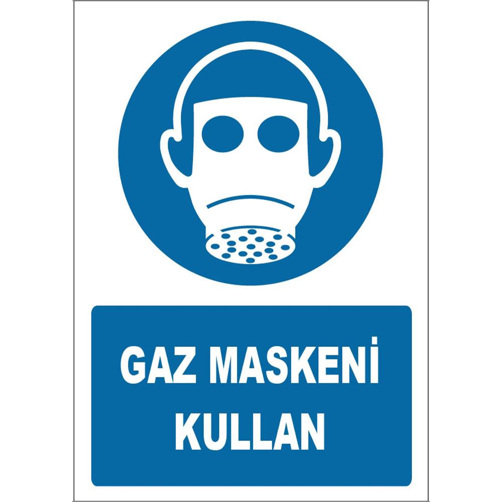 Use Your Gas Mask Symbol Sign Sign Sign Sticker Label ZY1797