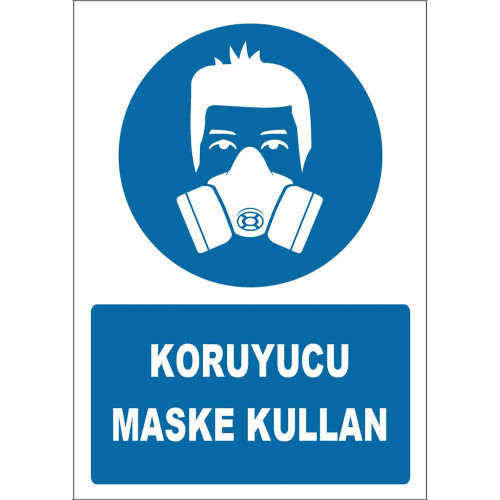 Use Protective Mask Icon Sign Board Sign Board Label ZY1807