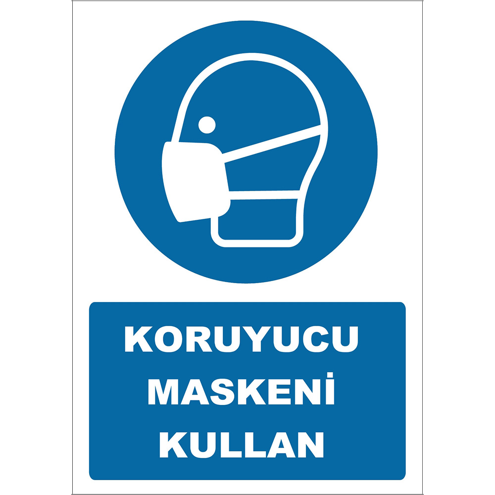 Use Your Protective Mask Sign Board Sign Sticker YT7740