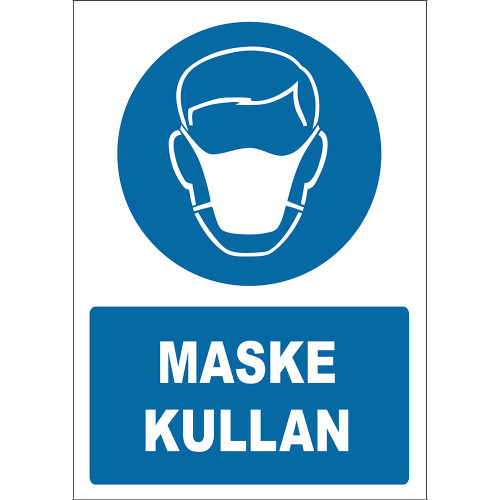 Use Mask Label Sign Board Sign EF2870