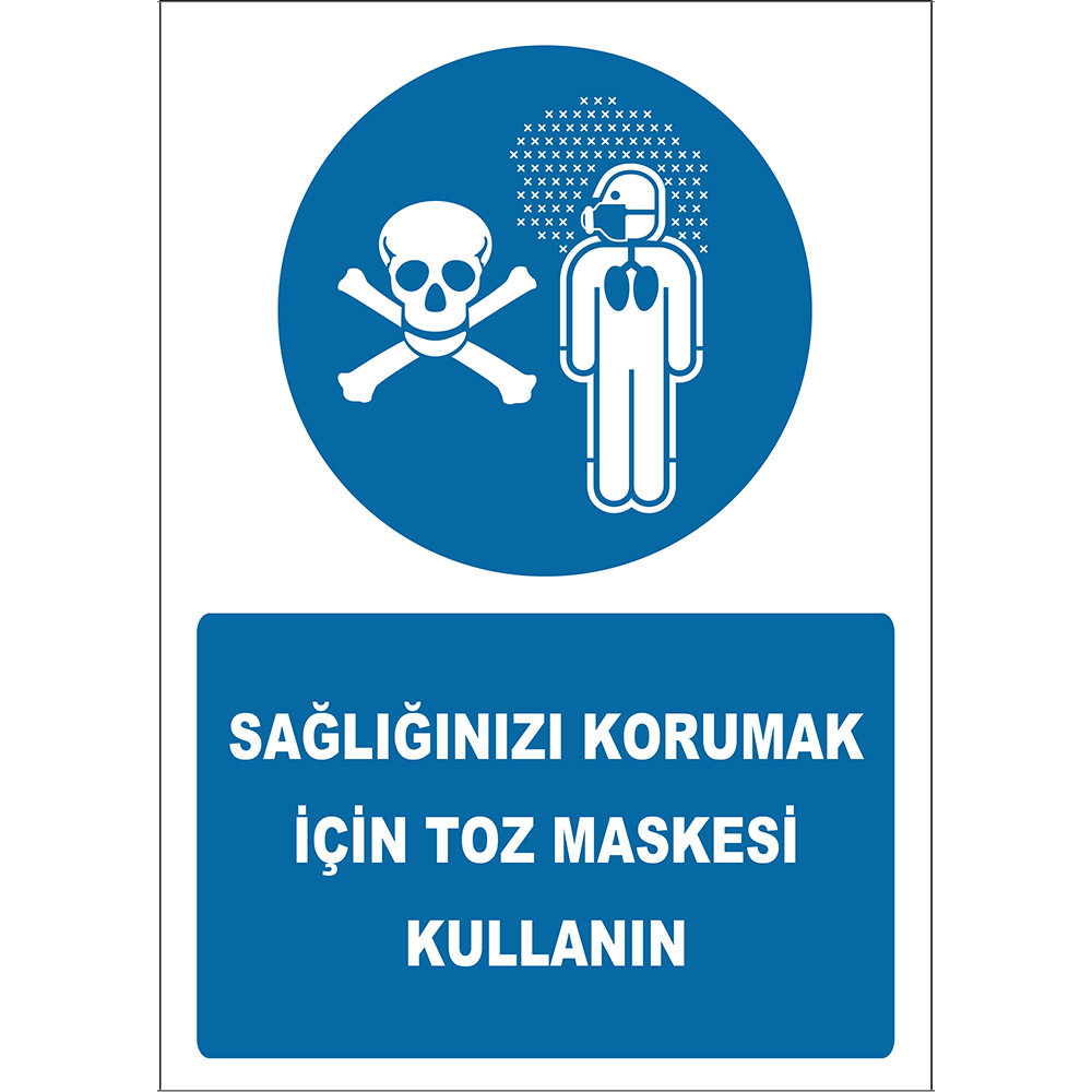 Use a Dust Mask To Protect Your Health Sign Board Sign Sticker EF2583