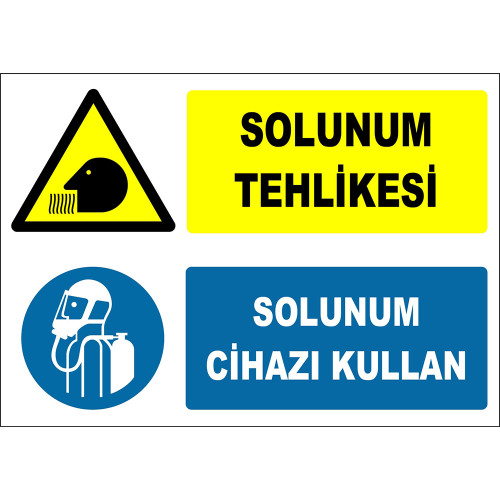 Respiratory Hazard Use Respirator Sign Board Signage Label ZY2784