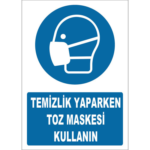 Use a Dust Mask When Cleaning Sign Board Sign Sticker AT1347