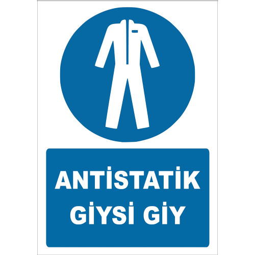 Antistatic Wear Clothes Sign Board Sign Sticker ZY2383